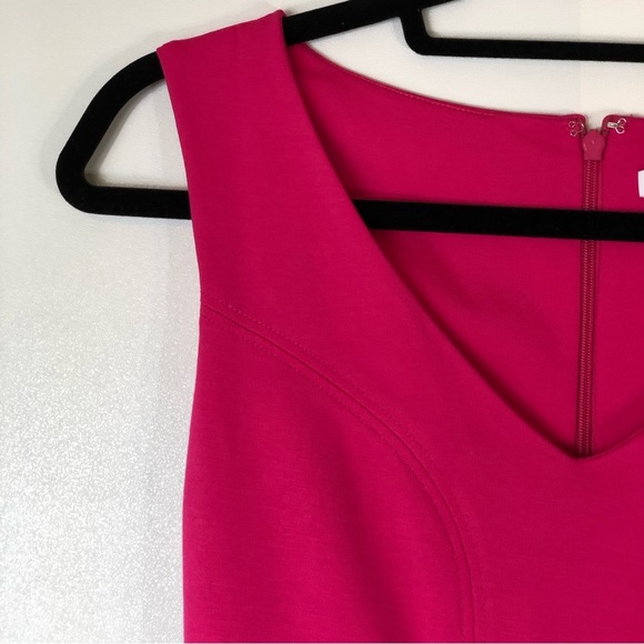 Diane von Furstenberg Carla Sleeveless Flared-Hem Dress in Jazzberry Pink - Picture 5 of 15